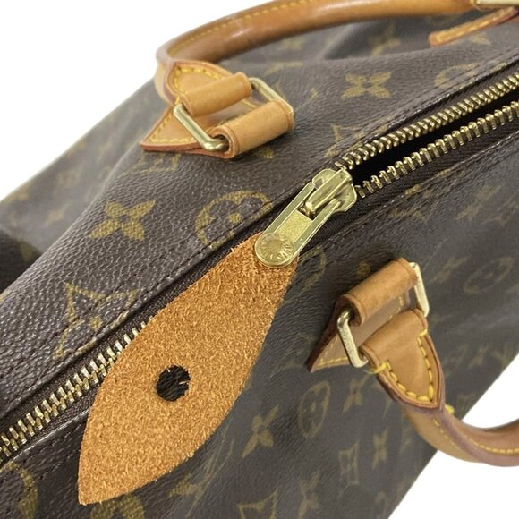 Authentic LOUIS VUITTON Speedy 35 Monogram Hand Bag bran848-110825 - Picture 5 of 12